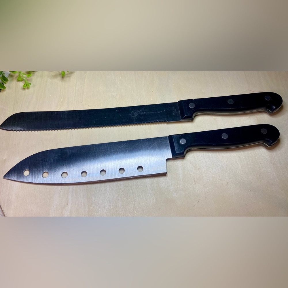 Genichi Shimada Knives Set: Chef's Knife‎ 6.5" and a Bread Knife 7 3/4"